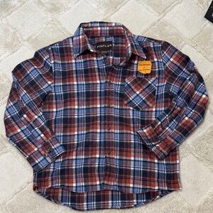 Pintlar Plaid Button-Up boys Shirt